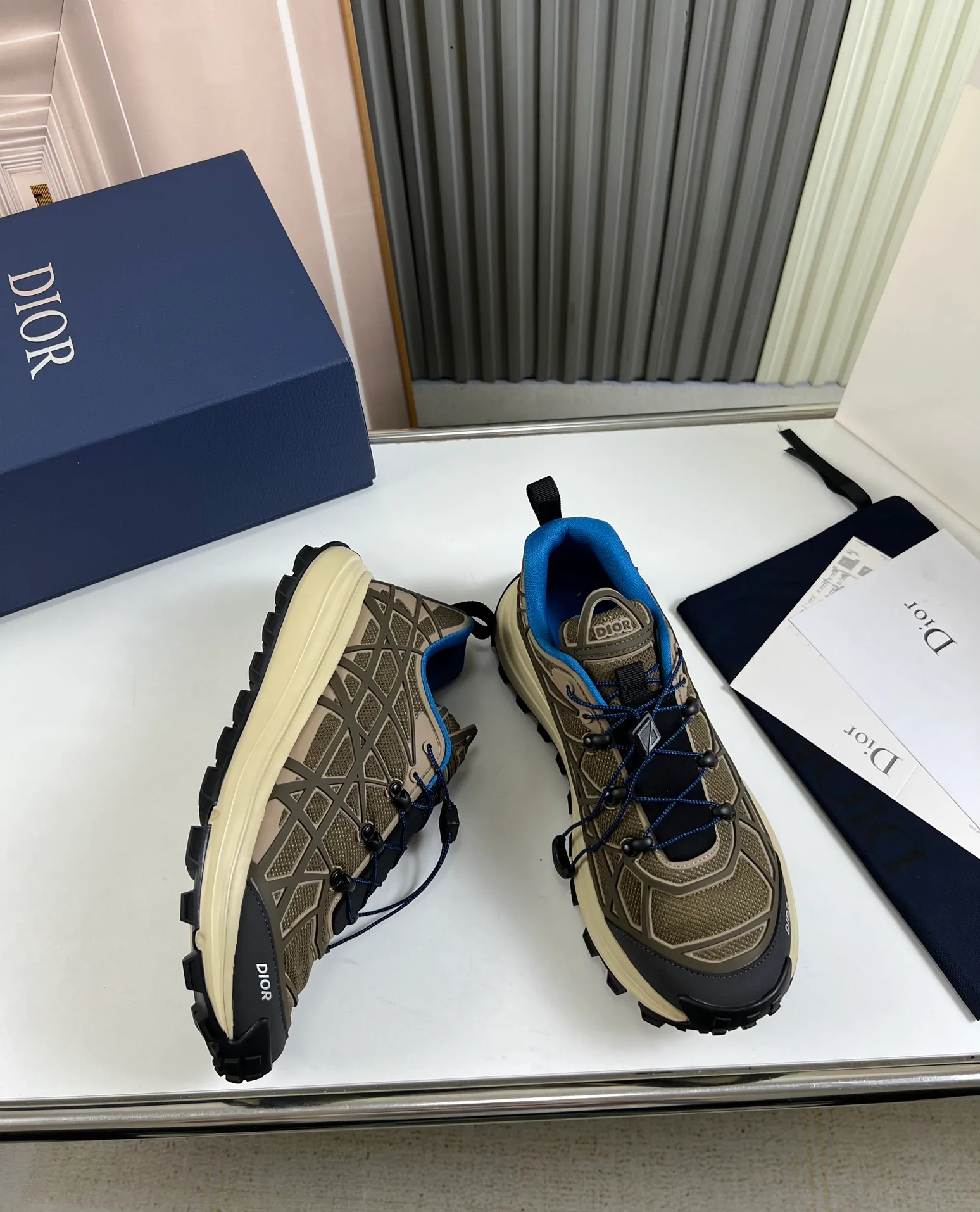 Men's men's shoes 💰640💰 Dior. The latest hot sale 🔥Official website 1:1 replica ⬆️Imported mesh technology, comfortable mesh lining 38-45 (45 customized, non-returnable)